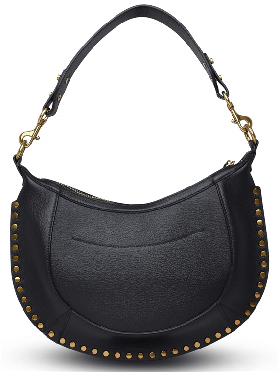 Isabel Marant Naoko Grainy Leather Taske, Sort